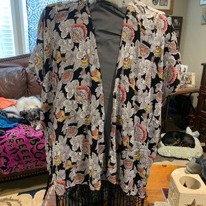 Forever 21 Floral Cardigan